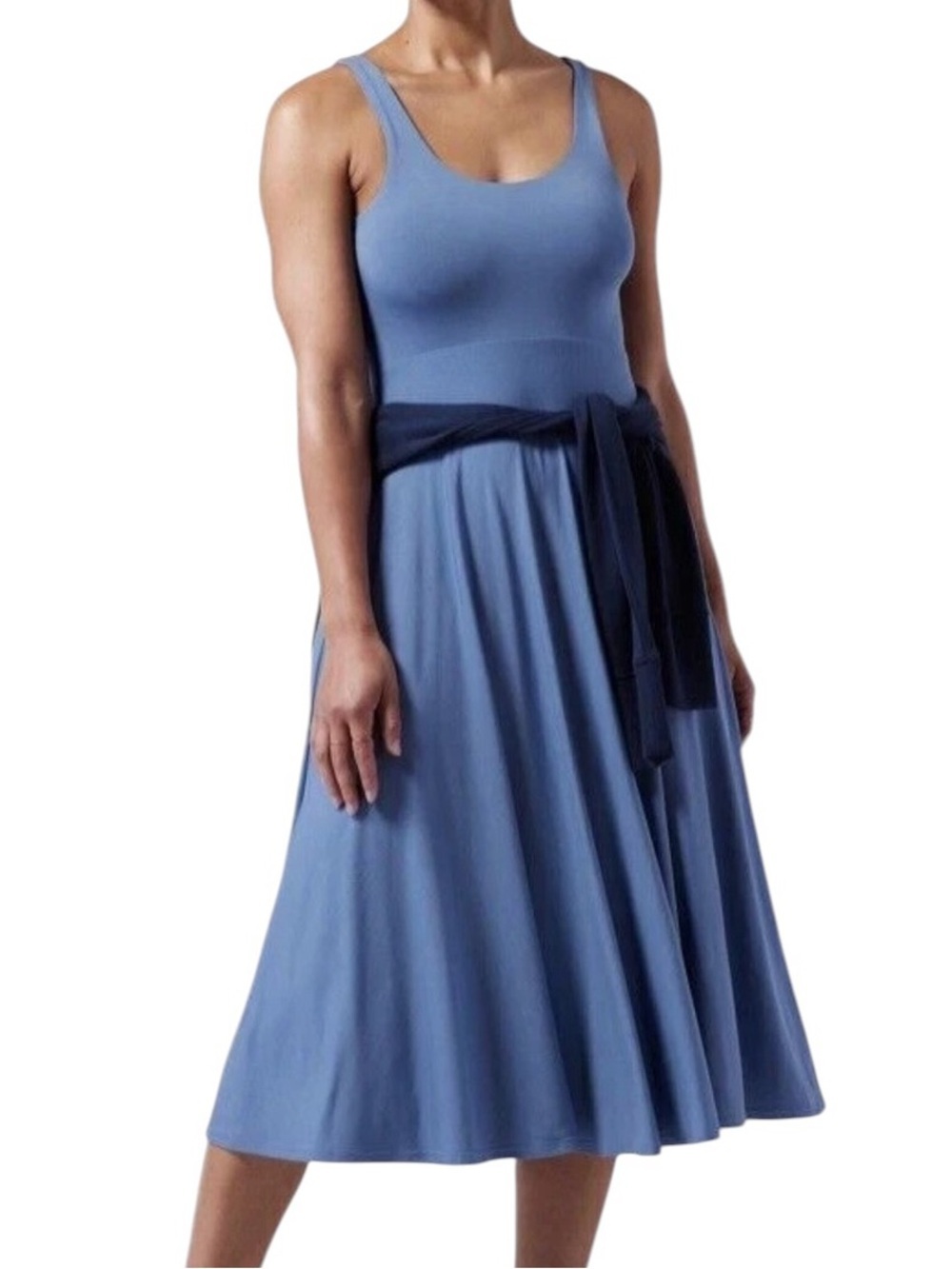 Athleta Santorini Midi Dress in Coastline Blue - Size [XS/P]